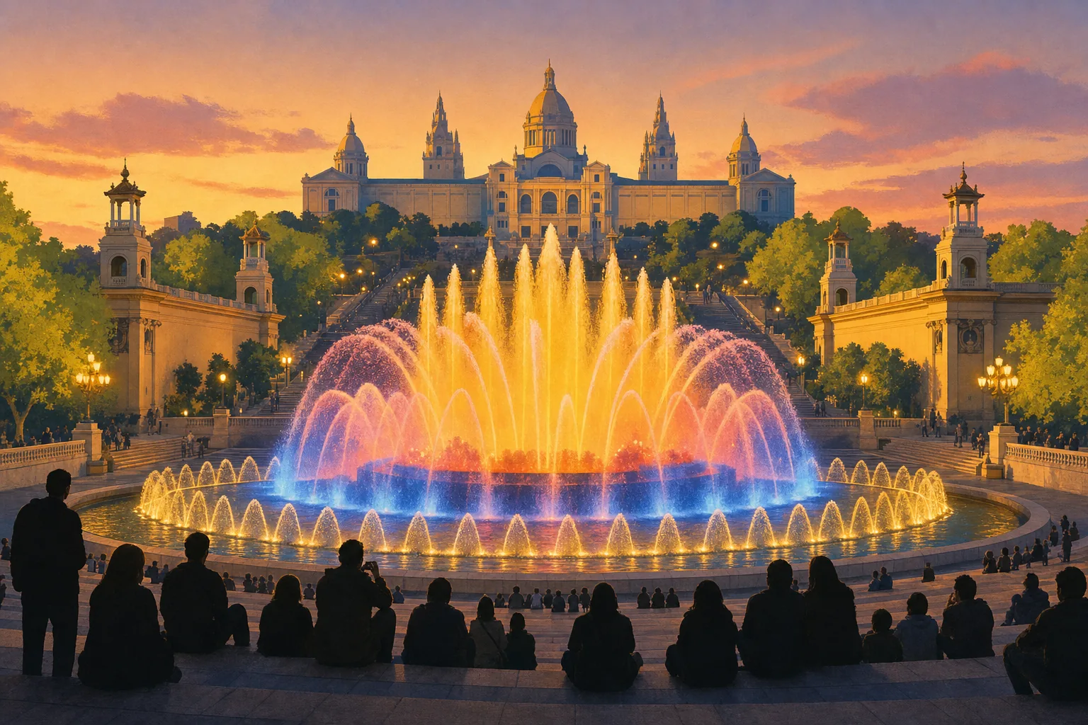 Watch the Magic Fountain of Montjuïc