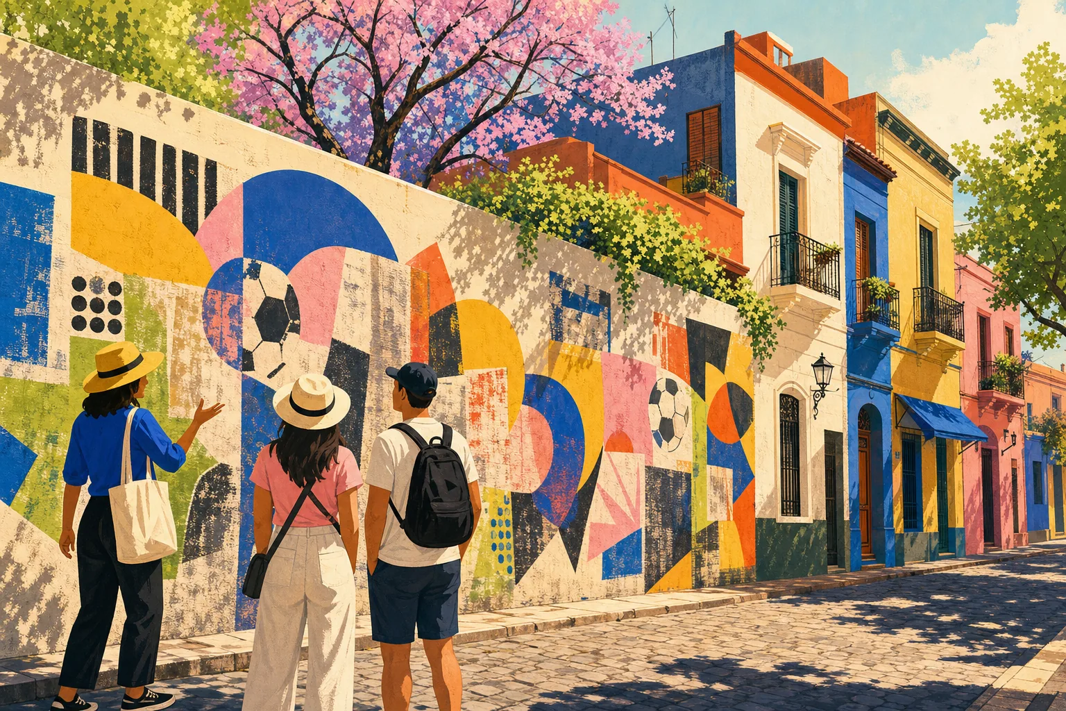Street art walking tour
