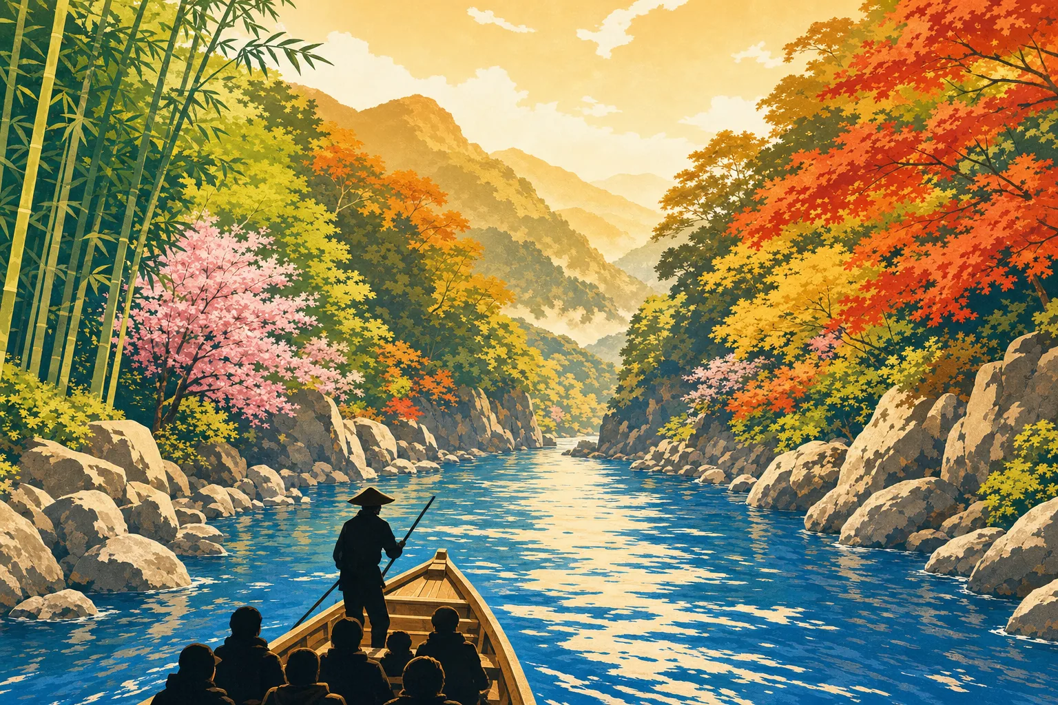 Hozugawa River Boat Ride