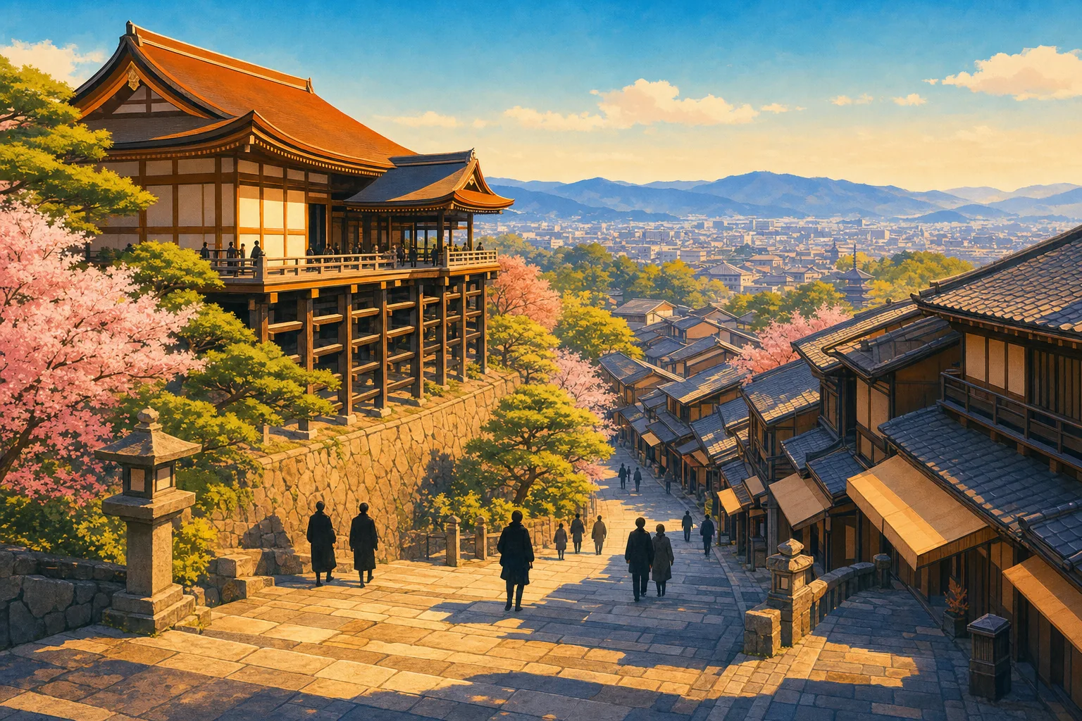 Kiyomizu-dera and Higashiyama Old Streets