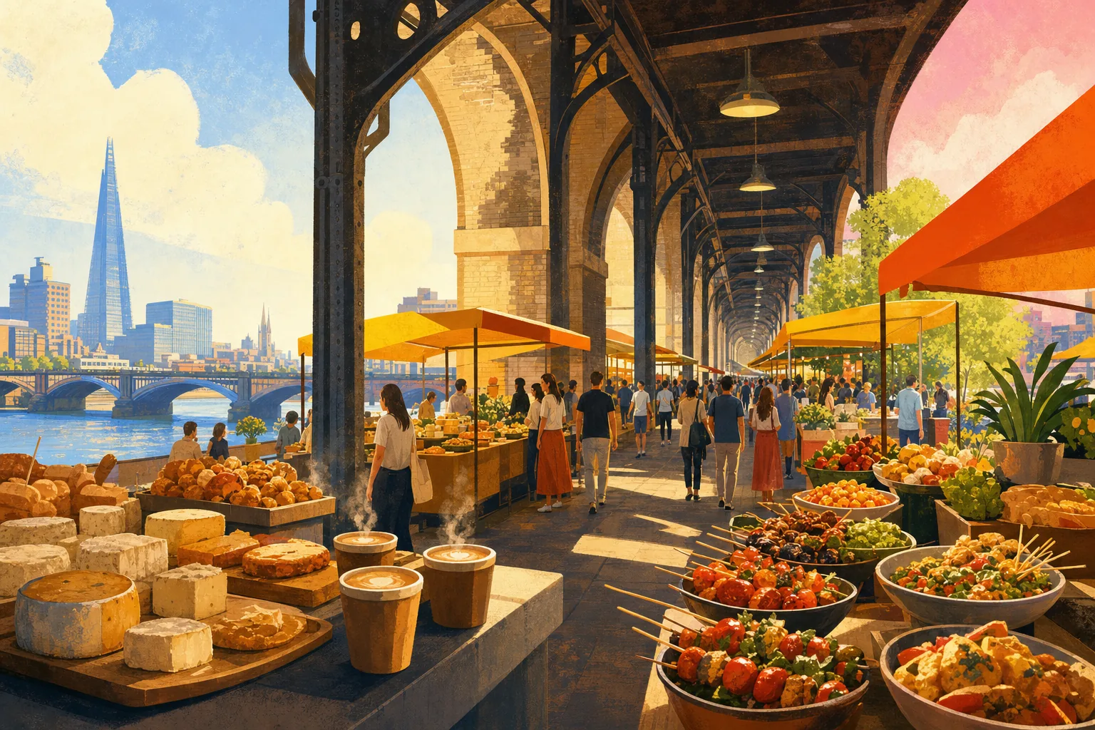 Street-food crawl at Borough Market