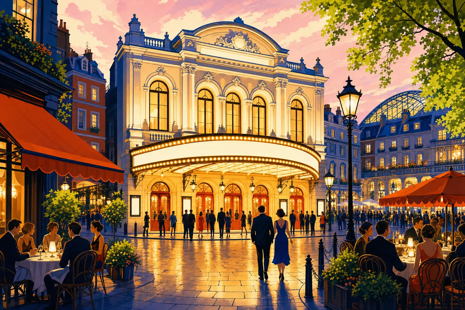 West End theatre night