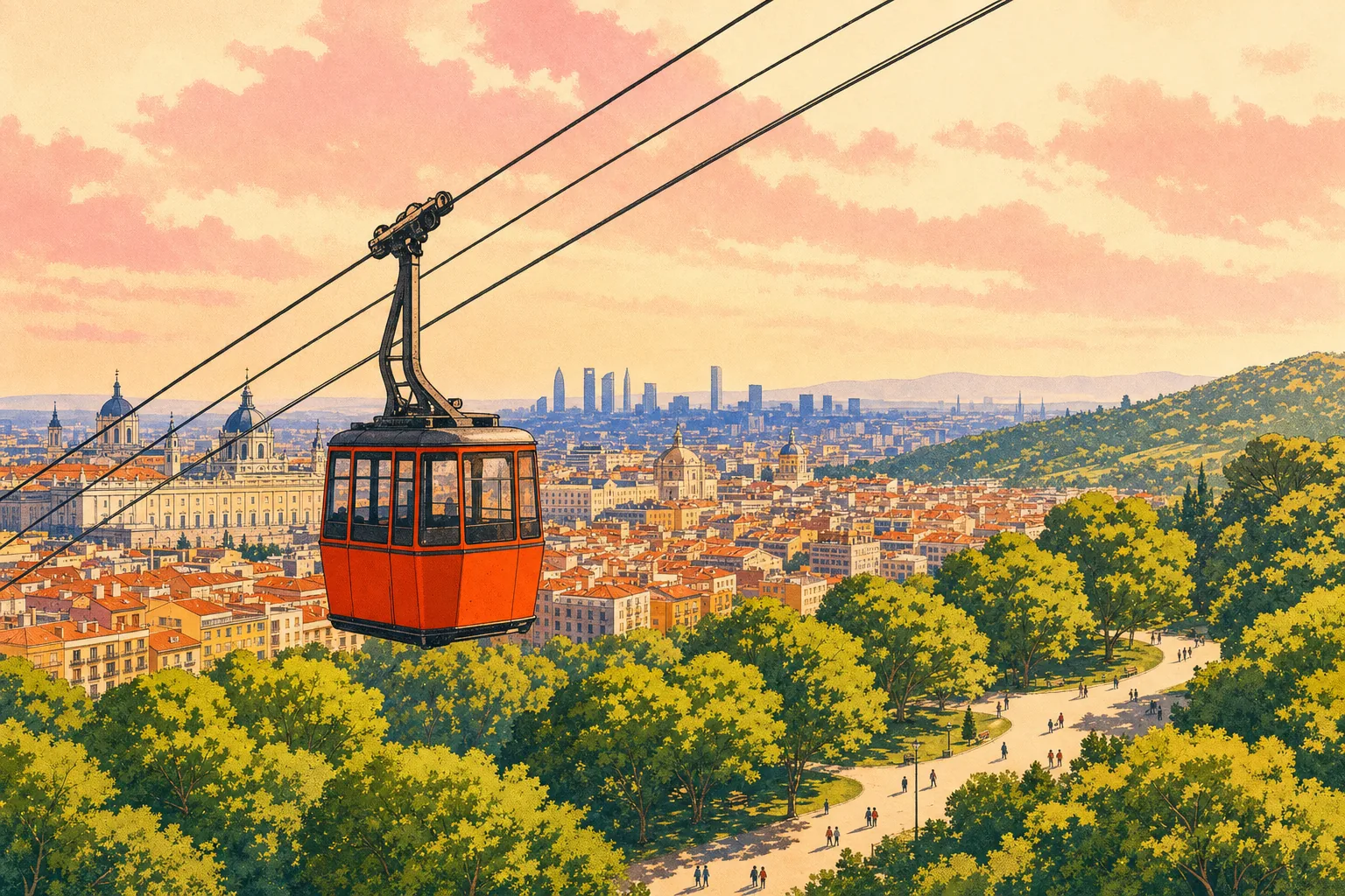 Ride the Teleférico de Madrid