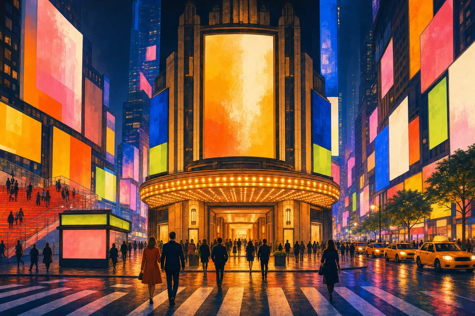 Times Square & Broadway Night Out