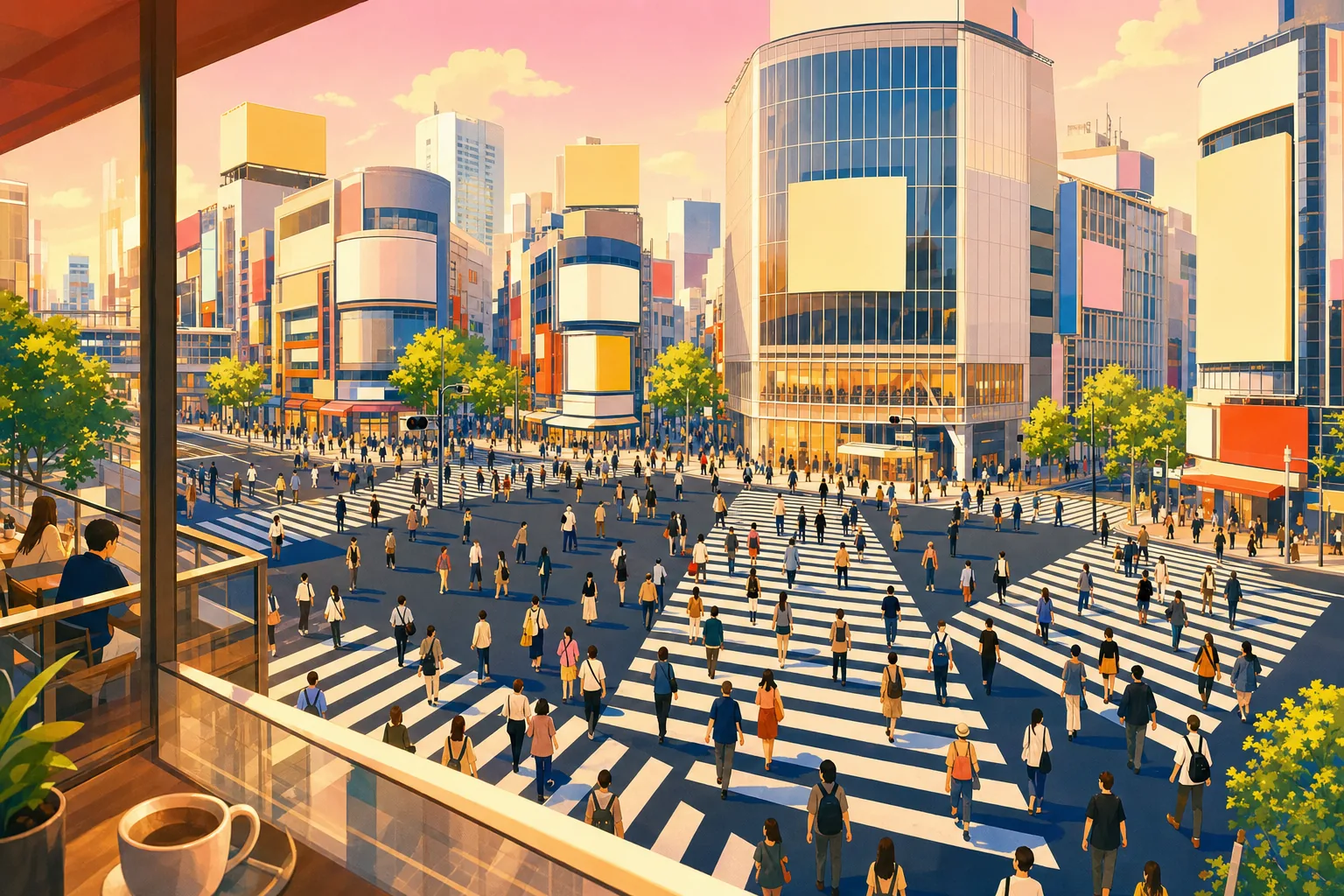 Shibuya Scramble Crossing
