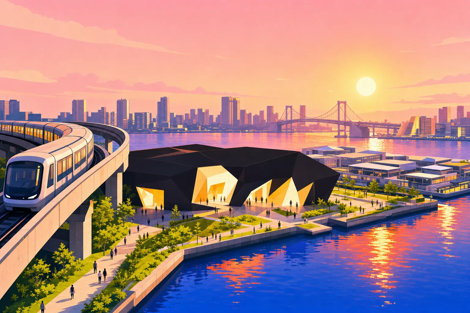 Toyosu and Tokyo Bay art day