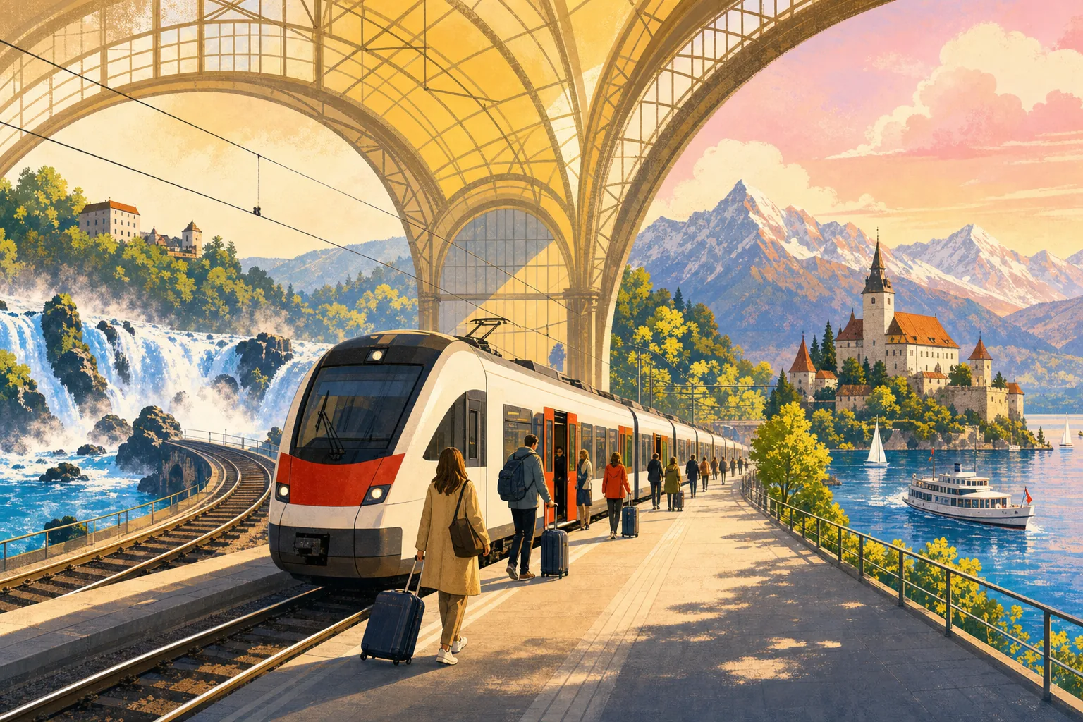Easy Swiss day trips by rail